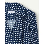 Robe Iris en viscose marine