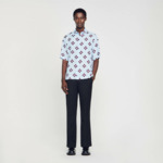 Chemise Cross Flower manches courtes