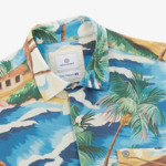 Chemise manches courtes regular imprimé hawaï