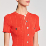 Robe longue en maille