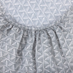 Olivier Desforges - Drap housse en satin de coton lavé gris, Tuamotu