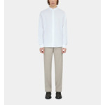 Chemise Blanche En Coton Et Lin Homme