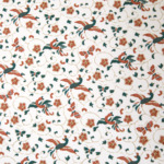 Yves Delorme - Drap housse en batiste de coton orange, Golestan