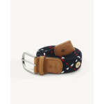 Ceinture marine & rouge