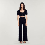Gilet court en maille