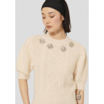 Pull Psyche-Ecru en Laine Merinos