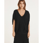 Pull WABI Pull cachemire col v femme sans manches