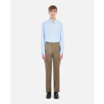 Pantalon De Costume Marron Clair En Laine Homme