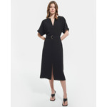 Robe Rafaelle Noir en Polyester