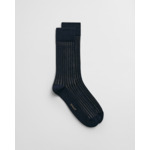 Two-Color Ribbed Socks