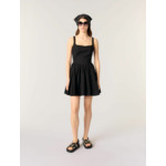 Sandales plates en cuir et strass