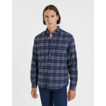 Chemise Aristote à carreaux marine