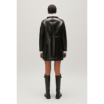 Manteau mi-long vinyle