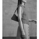 Petit sac bandoulière Sans Couture en cuir lisse