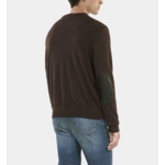 Pull En Laine Marron Homme