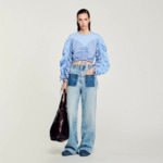 Top imprimé à liens