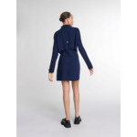 Robe courte 2-en-1 en maille