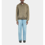 Sweatshirt À Capuche Kaki Homme