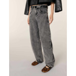 Ceinture en cuir et boucle carrée