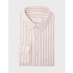 Chemise Gaspard rayée marron