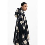 PONCHO REPRISE ARENAL BLACK&WHITE
