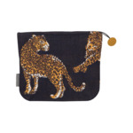 Yves Delorme - Trousse petit modèle en tapisserie de coton , Félins