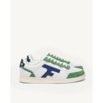 Baskets basses blanches & vertes