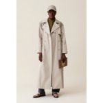 Trench long bi-matière