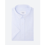 Chemise Classique manches courtes à carreaux bleus