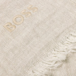 BOSS Home - Plaid en lin gris, Stripe Linen