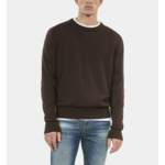 Pull En Laine Marron Homme