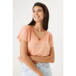Women T-shirt Orange