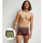 Lot de 2 boxers homme respirants coton et lycra Kaki 3D Flex Air