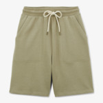 Short en molleton vert kaki clair