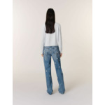 Cardigan à col bijoux amovible