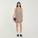 Robe courte en tweed