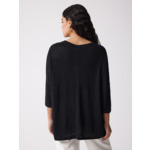 T-shirt lin Emilie NOIR