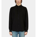 Chemise Noire En Coton Et Lin Homme