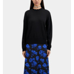 Pull Col Rond Avec Dentelle Dos Femme