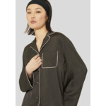 Chemise Calvi-Charcoal en Viscose Ecovero