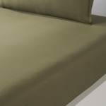 Kenzo - Drap housse en satin bleu, Kz Iconic