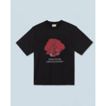 T-shirt Col Rond Manches Courtes Rose