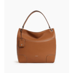 Grand sac hobo Romy en cuir grainé et lisse