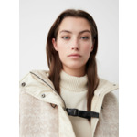 Doudoune en jacquard à capuche