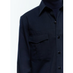 Surchemise en twill de coton