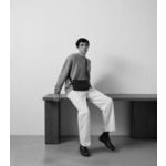 Petite sacoche Emile en cuir signature T