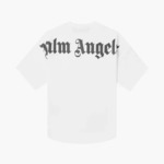 Palm Angels T-shirt Logo Blanc