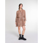 Robe courte imprimé léopard