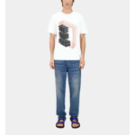 T-Shirt Manches Courtes Avec Print A Neon The Kooples Homme