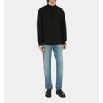 Chemise Noire En Coton Et Lin Homme